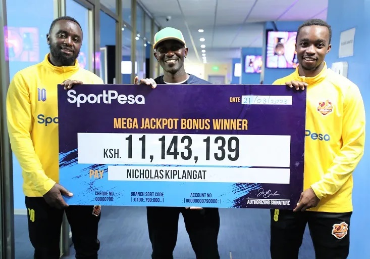 Nicholas Kiplangat Sportpesa jackpot