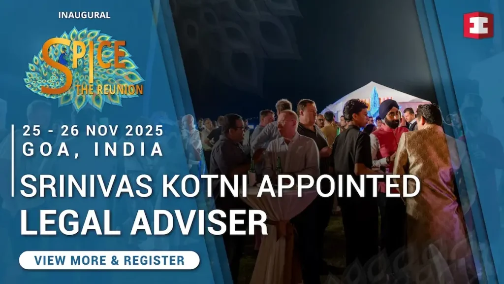 Srinivas Kotni as Legal Adviser for SPiCE: The Reunion